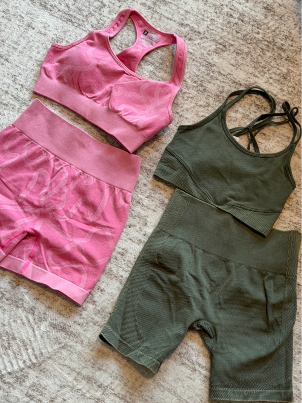 Seamless Athletic Short Sets